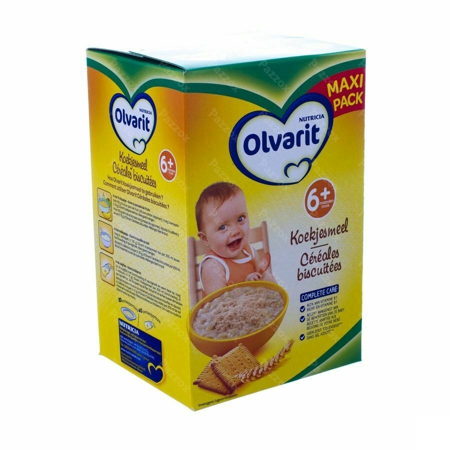 Olvarit Cereales Biscuitees 6m 2x300g