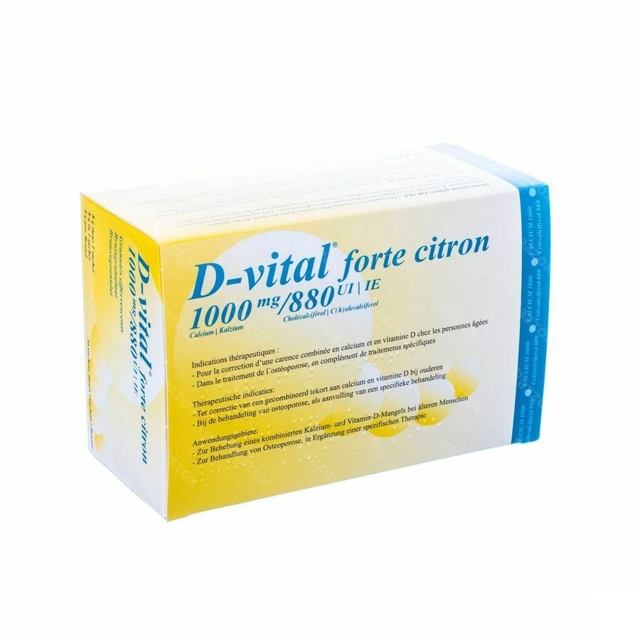 D-vital Forte Citron 1000mg/880ui Efferv. Sach 30