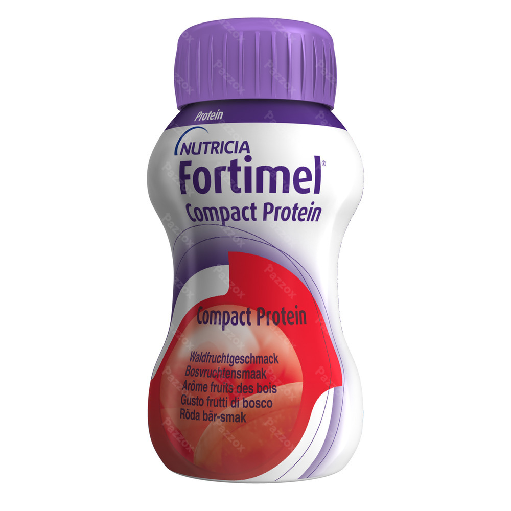 Fortimel Compact Protein Fruits De La Forêt Bouteilles 4x125ml