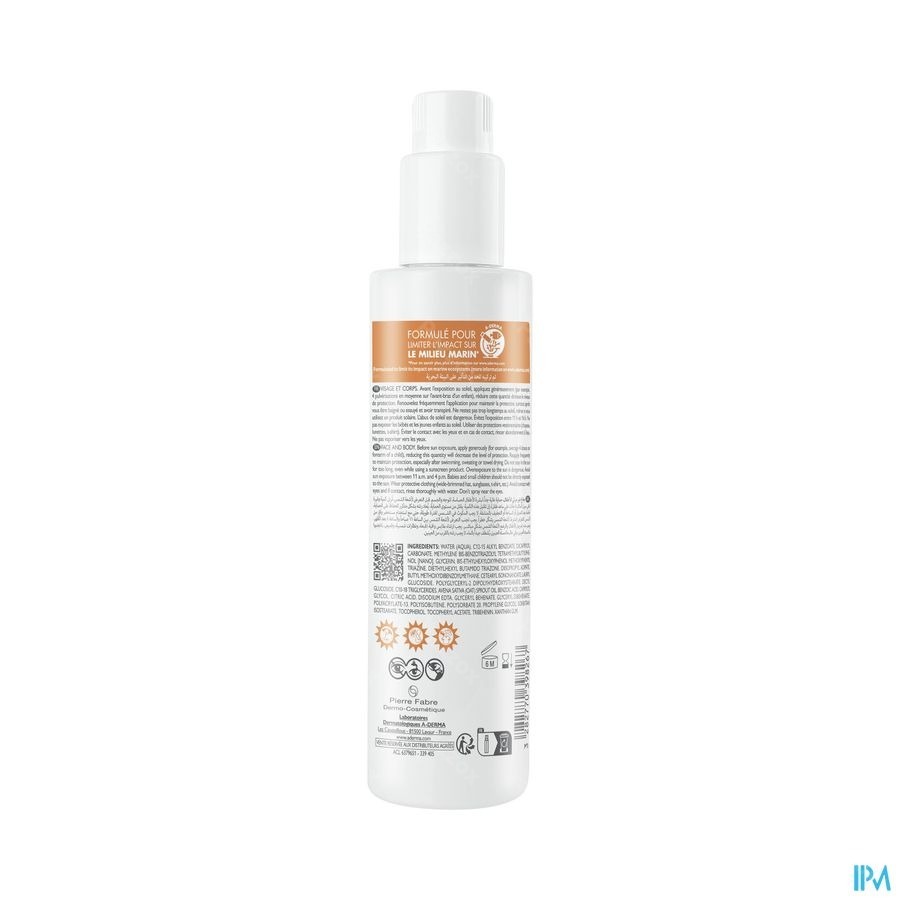 A-Derma Protect Spray Enfant SPF50+ 200ml