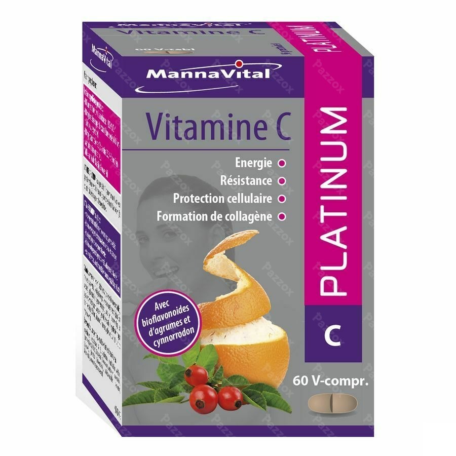 Mannavital Vitamine C Platinum 60V-CAPS 60