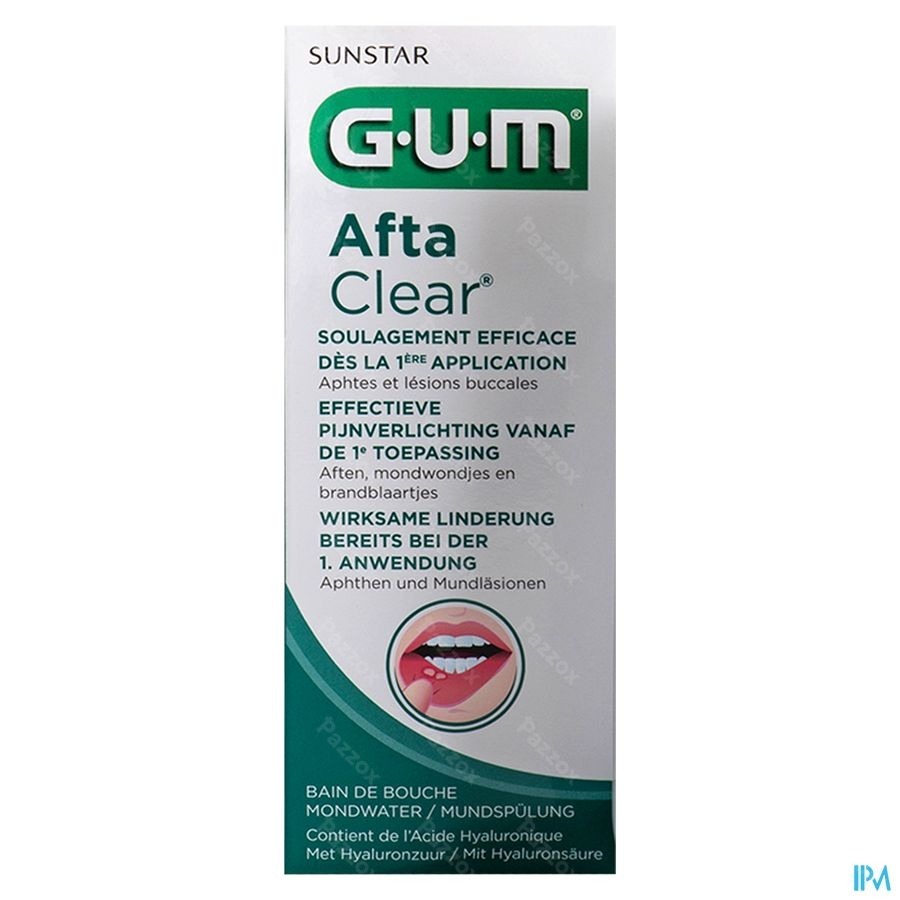 Gum Aftaclear Bain Bouche 120ml