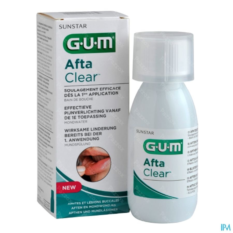 Gum Aftaclear Bain Bouche 120ml