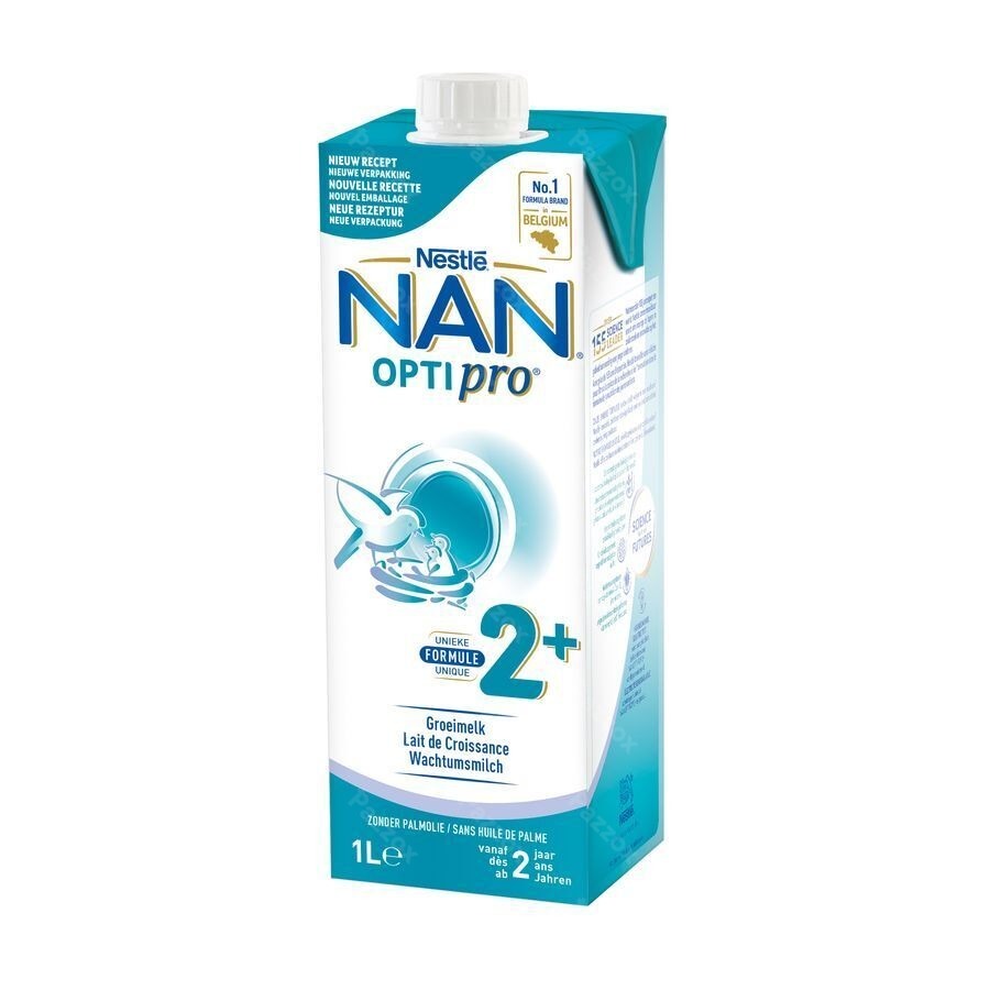 Nan Optipro Lait de Croissance 2+ Bébé 2+ Ans 1L