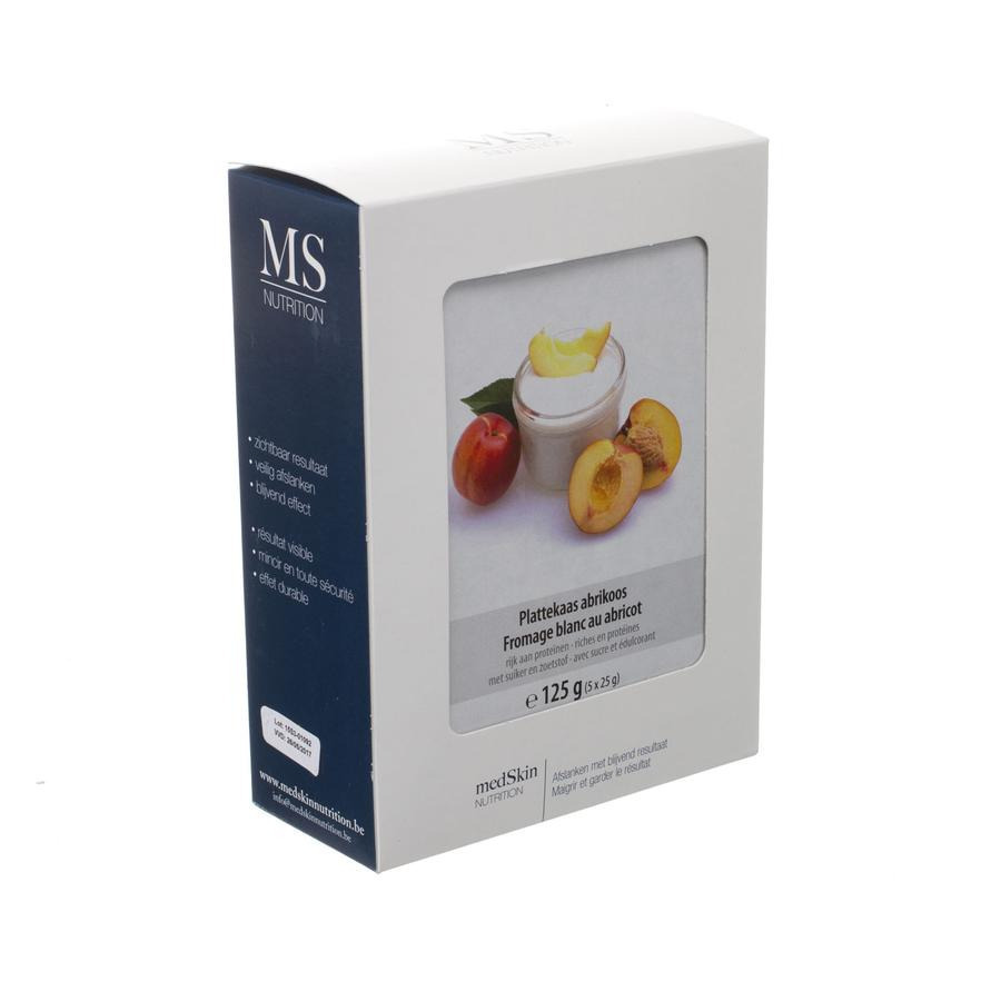 Medskin Fromage Blanc Abricot Sach 5