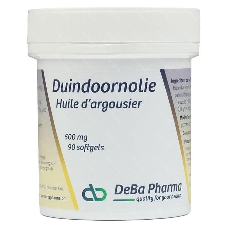 Huile Argousier Softgel 90x500mg Deba