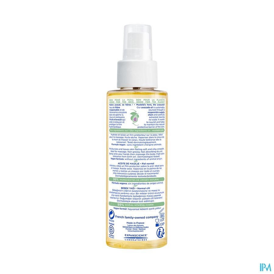 Mustela Huile De Massage 100ml
