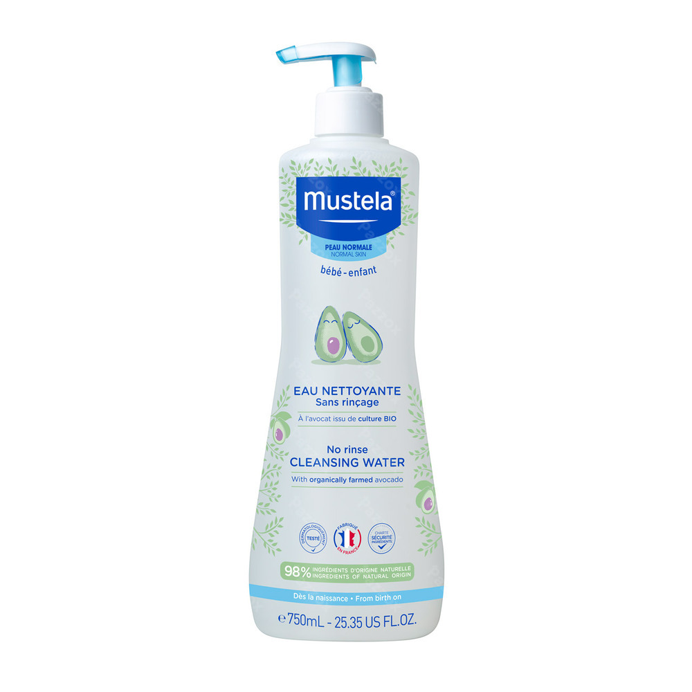 Mustela Eau Nettoyante Sans Rincage 750ml