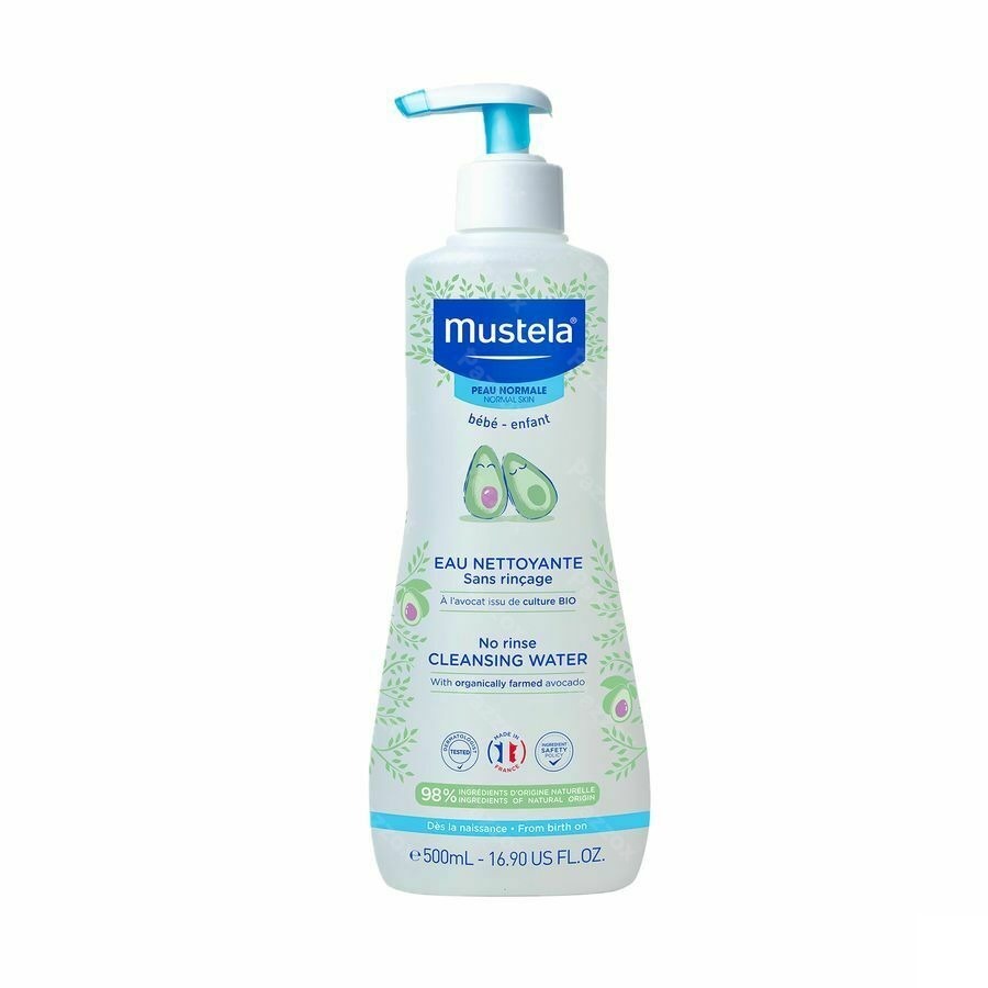 Mustela Eau Nettoyante S/rincage 500ml