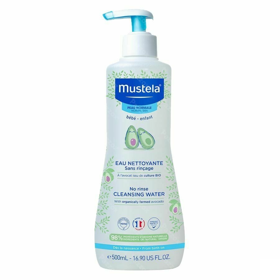 Mustela Eau Nettoyante S/rincage 500ml
