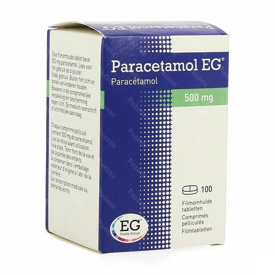 Paracetamol EG  500Mg Comp Pell 100 Pot