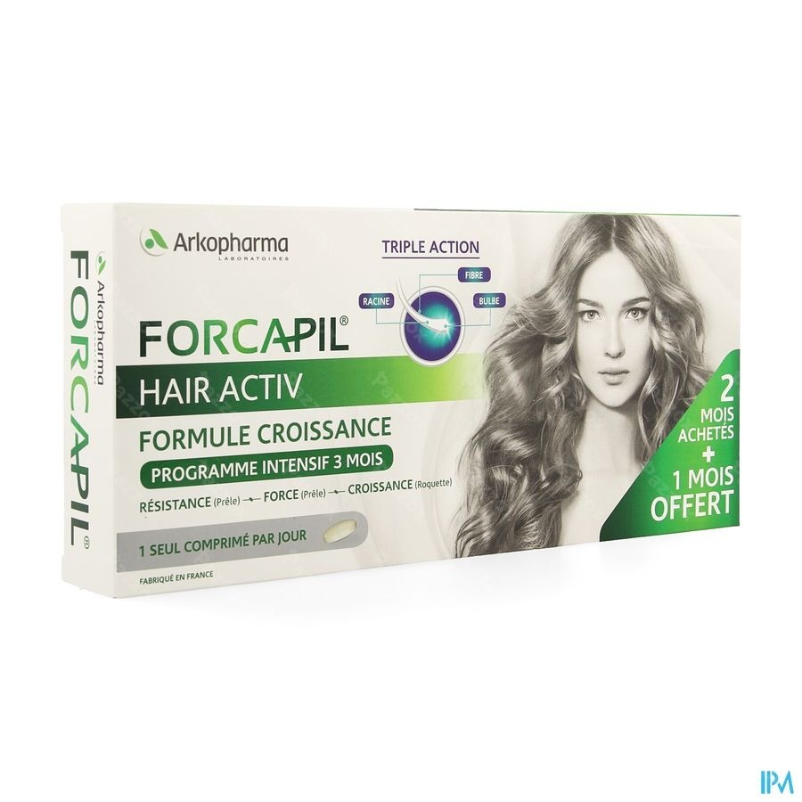 Forcapil Hair Activ Comp 3x30 Promo 3 Mois