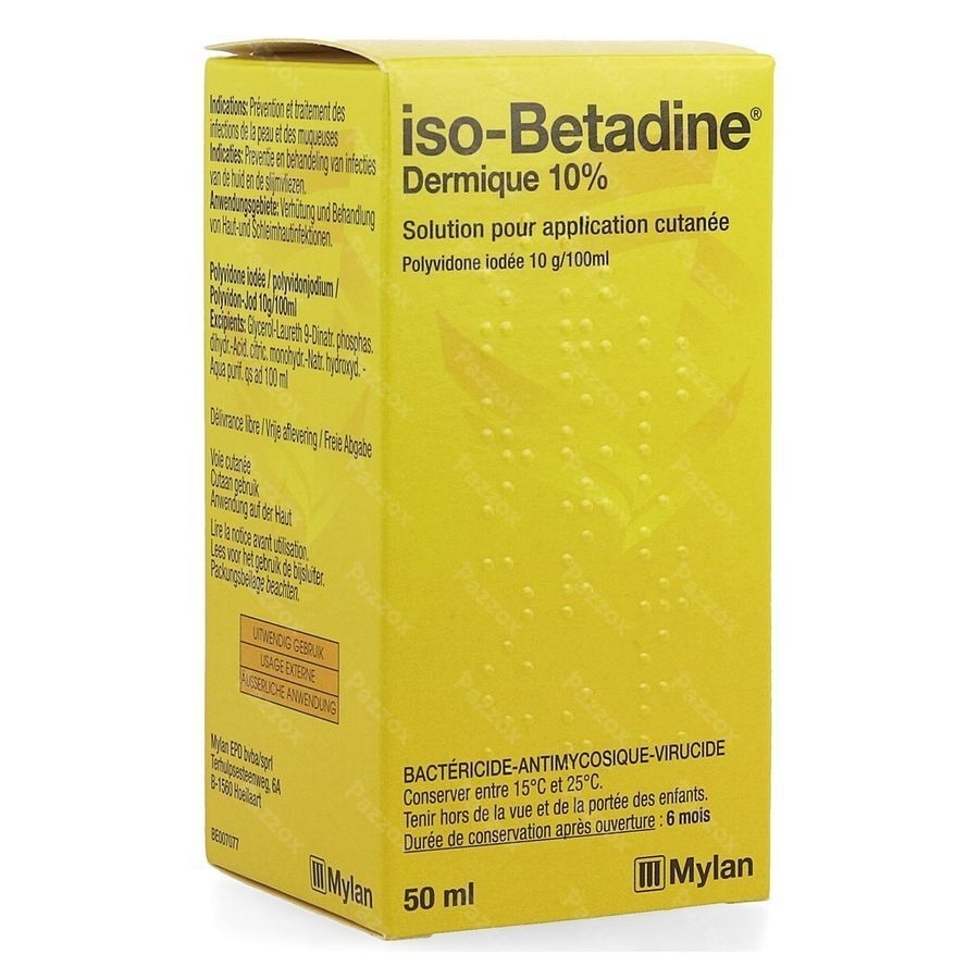 Iso-Betadine Dermicum 10% Solution 50ml