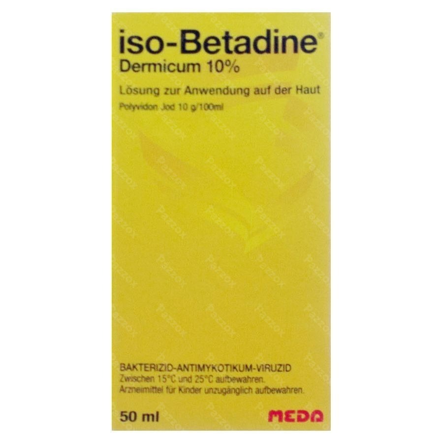 Iso-Betadine Dermicum 10% Solution 50ml