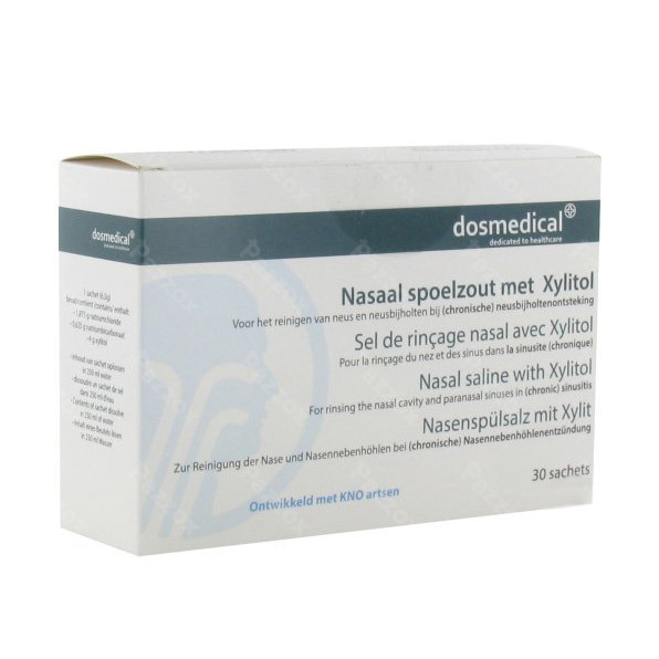 Dos Medical Sel Rincage Nasal+xylitol Sach 30x6,5g - Pazzox