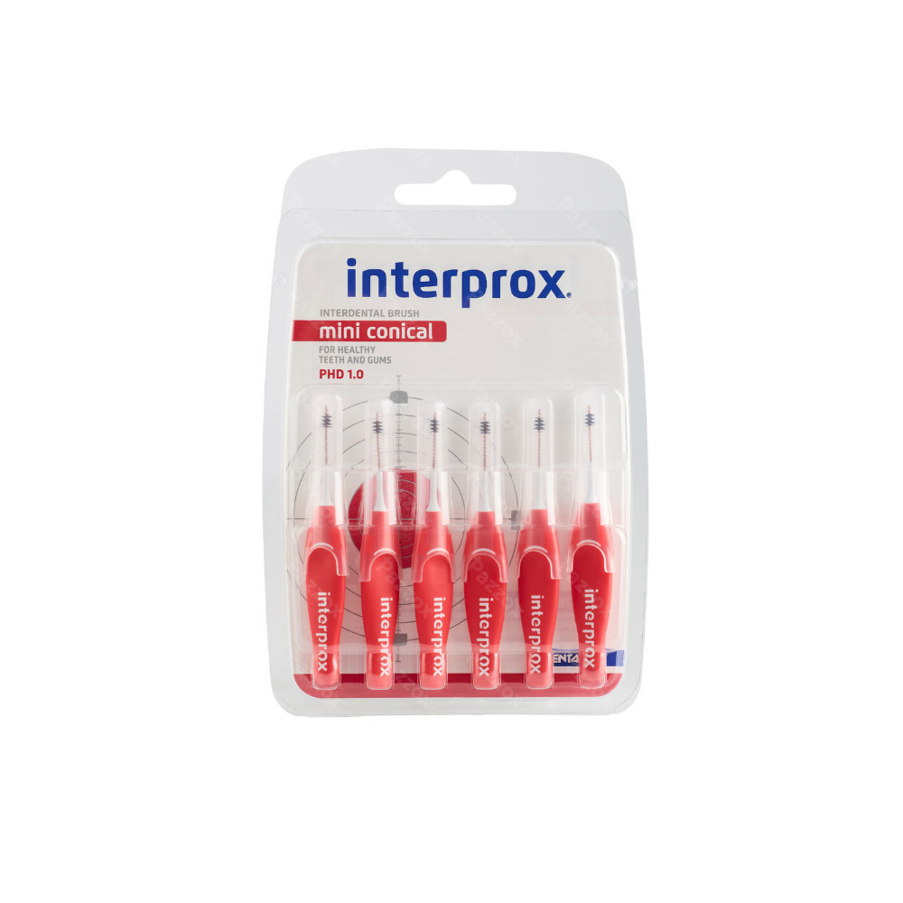 Interprox Mini Conical Rouge PHD 1.2 6 Pièces