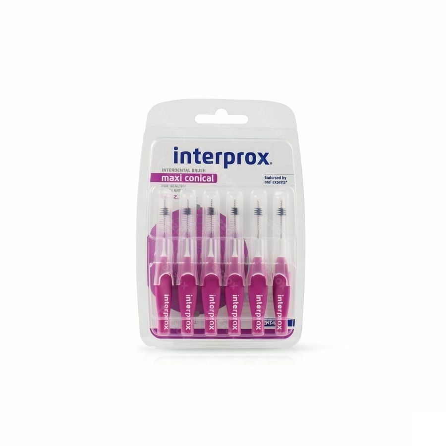 Interprox Maxi Conical Violet 6 Pièces
