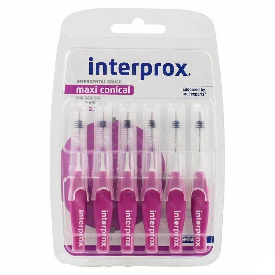 Interprox Maxi Conical Violet 6 Pièces
