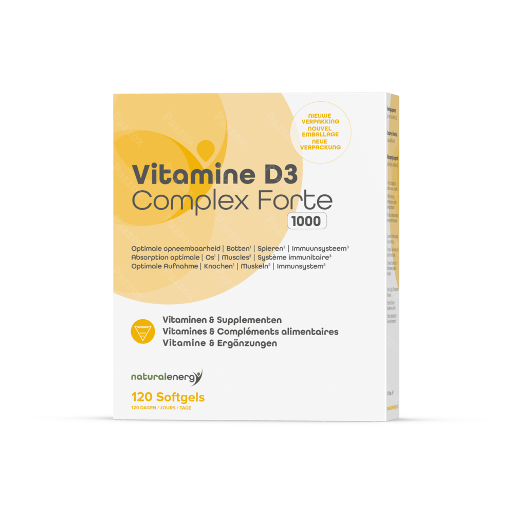 Vitamine D Complex Forte 1000ui 120 Natural Energy