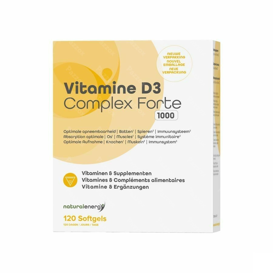 Vitamine D Complex Forte 1000ui 120 Natural Energy