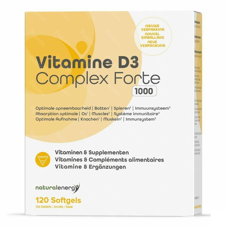 Vitamine D Complex Forte 1000ui 120 Natural Energy