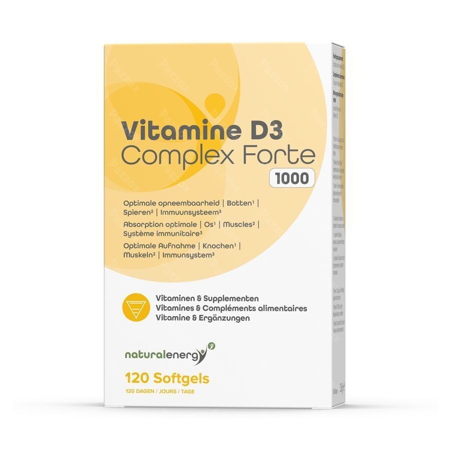 Vitamine D Complex Forte 1000ui 120 Natural Energy