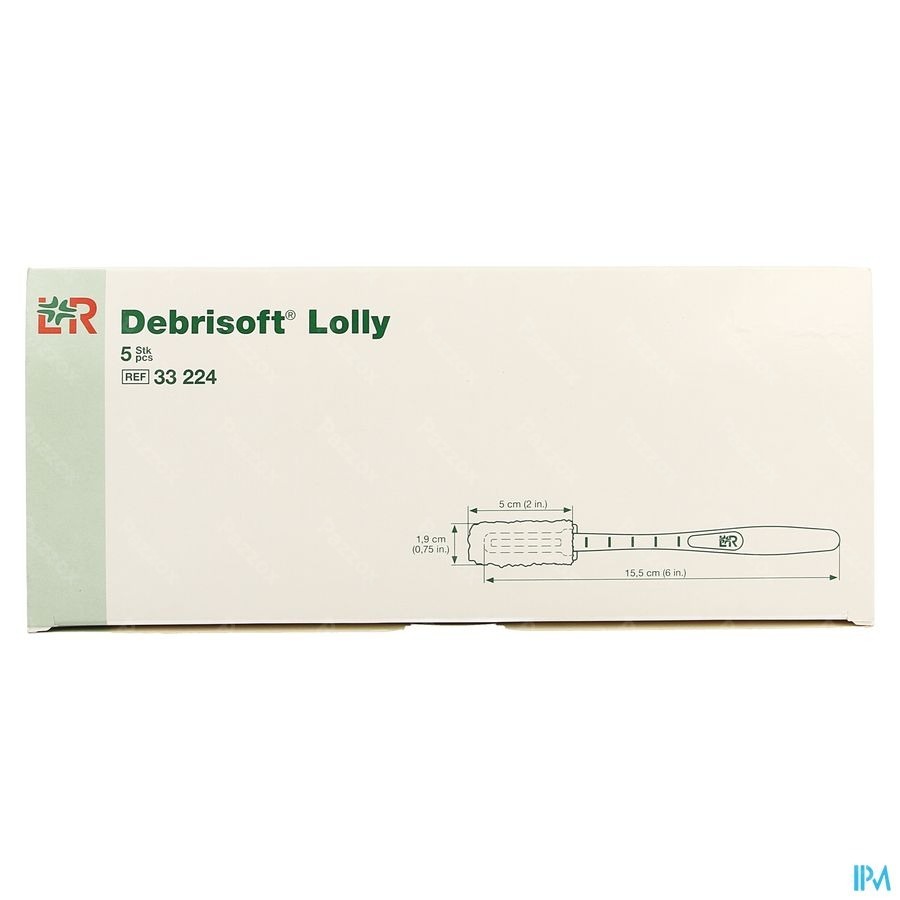 Debrisoft Lolly 15,5cmx 1,9cm 5 33224