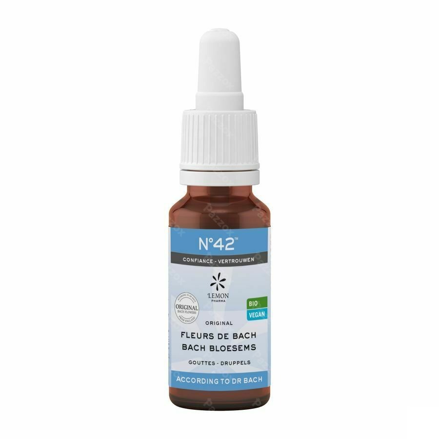 Fleurs de Bach Bio N°42 Gouttes Confiance 20ml