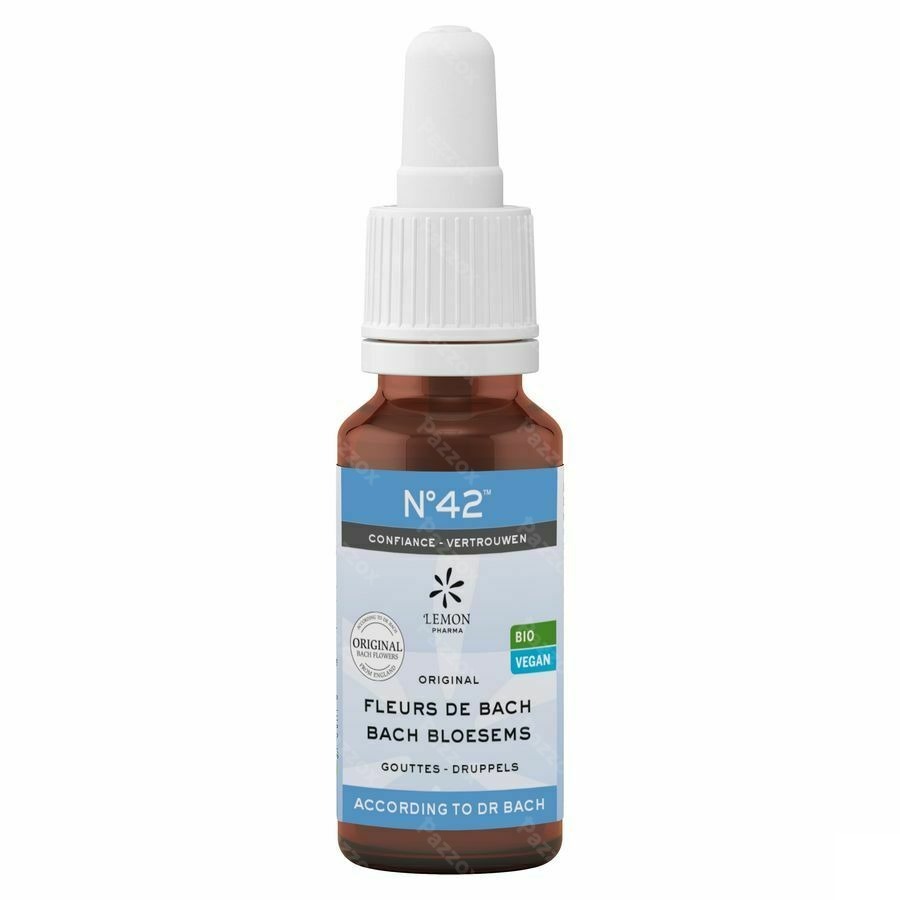 Fleurs de Bach Bio N°42 Gouttes Confiance 20ml