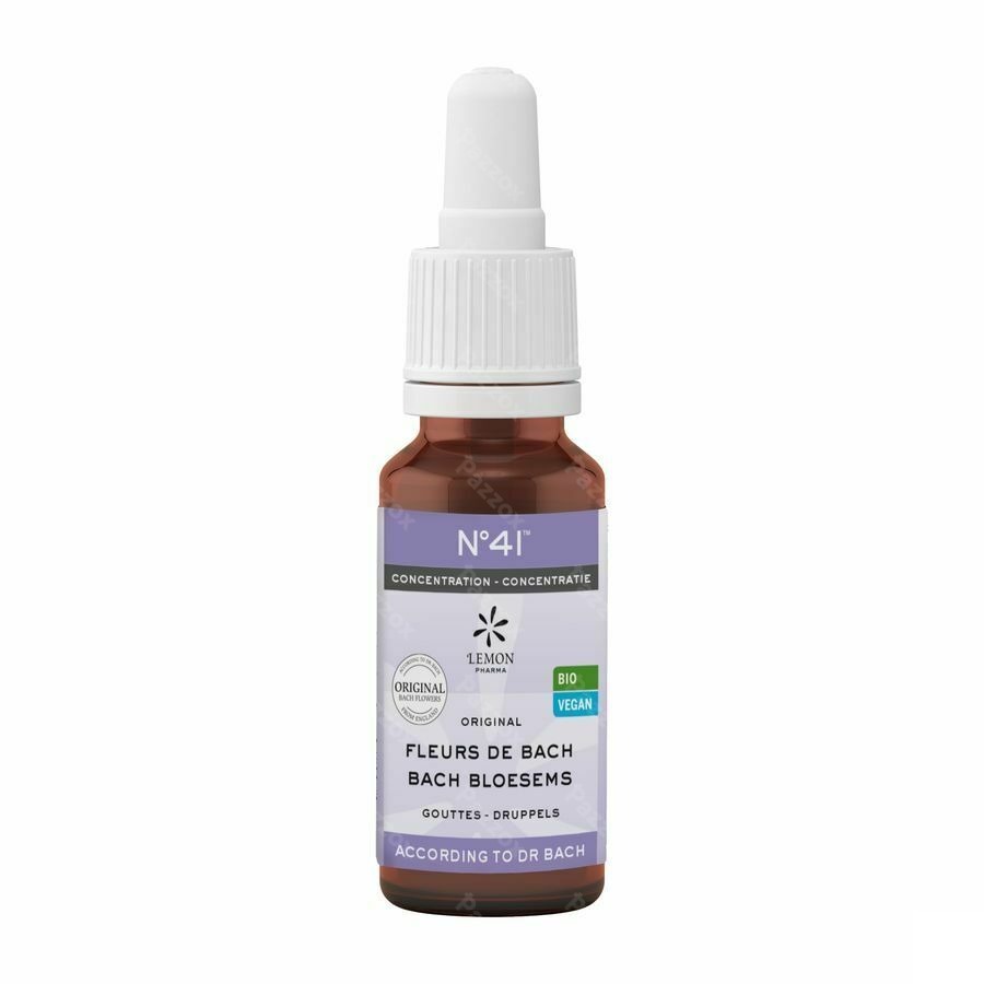 Fleurs de Bach Bio N°41 Gouttes Concentration 20ml