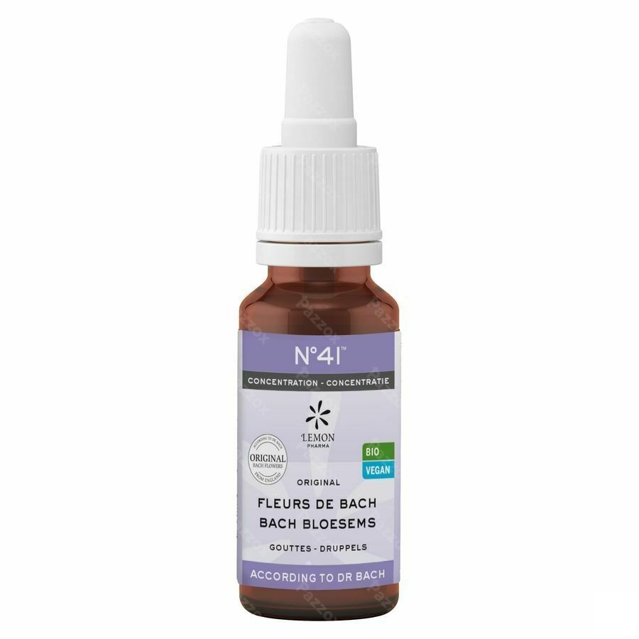 Fleurs de Bach Bio N°41 Gouttes Concentration 20ml
