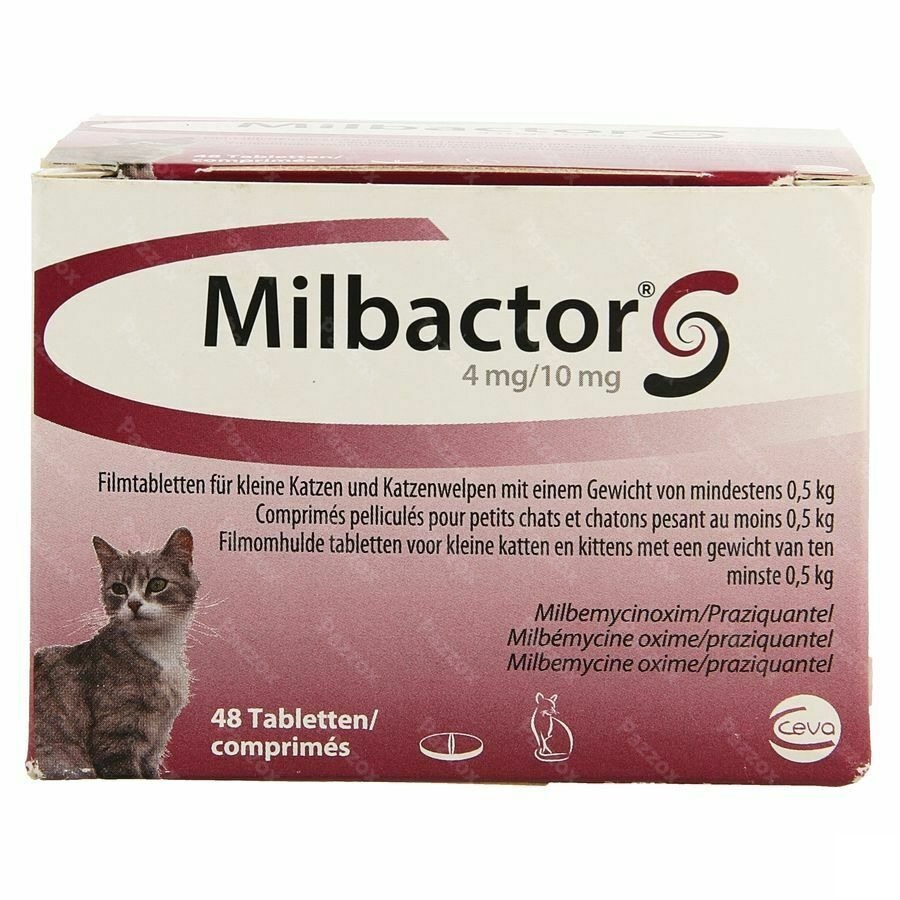 Milbactor 4mg/10mg Comp 48