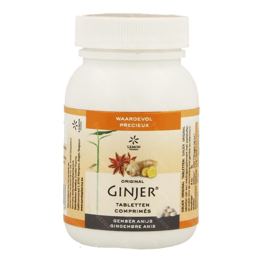Ginjer Original Comprimés 60pcs - Lemon Pharma