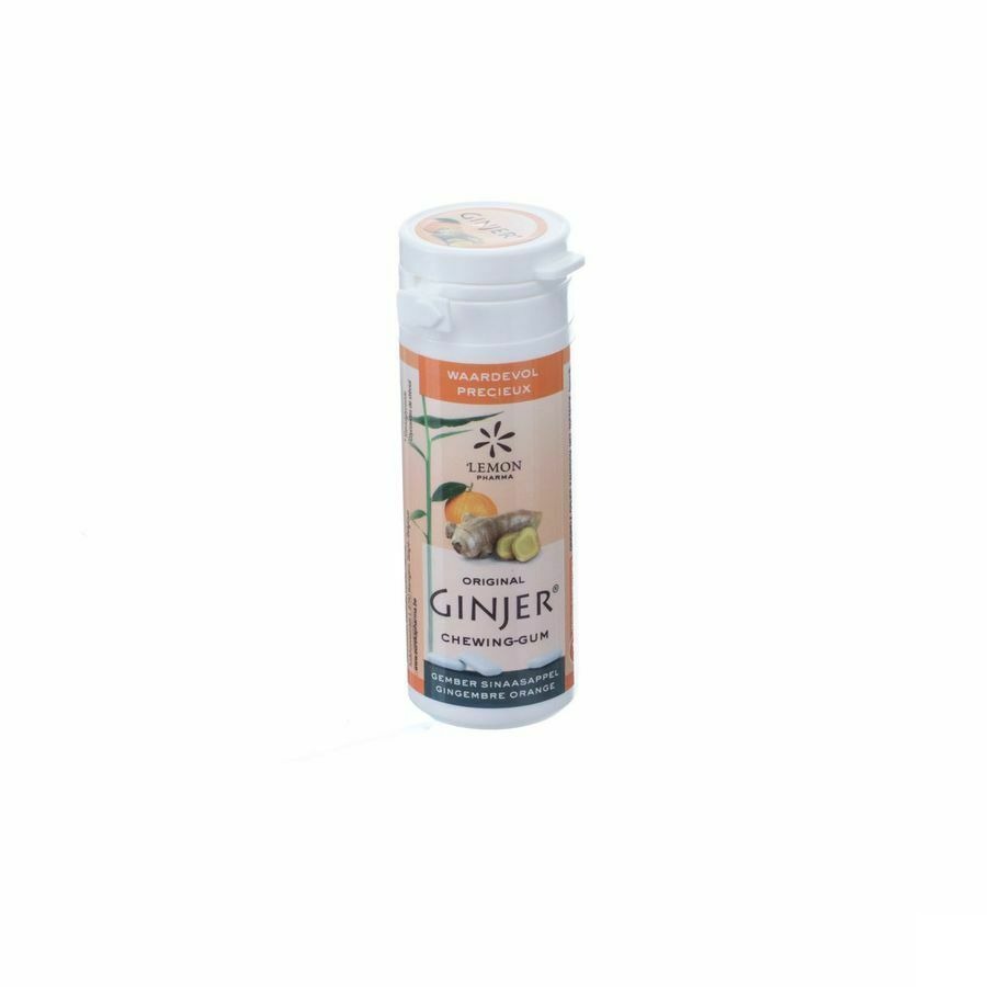 Ginjer Original Xylitol Chewing-Gum 30gr - Lemon Pharma