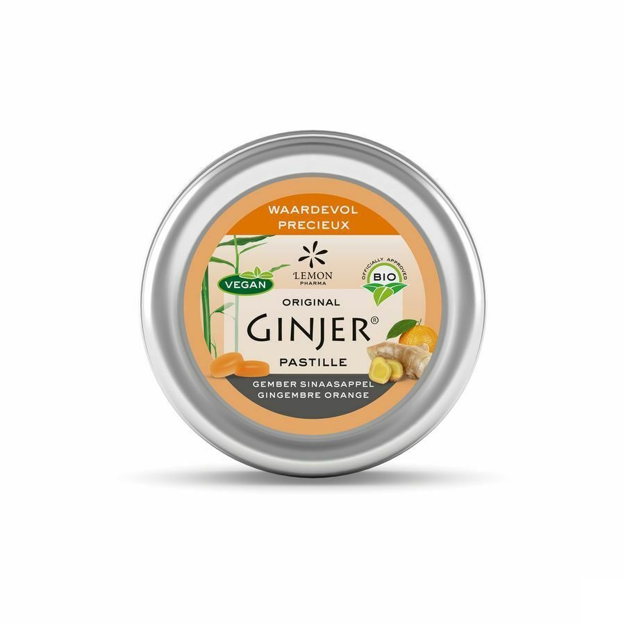Ginjer Original Pastilles Bio 40gr - Lemon Pharma