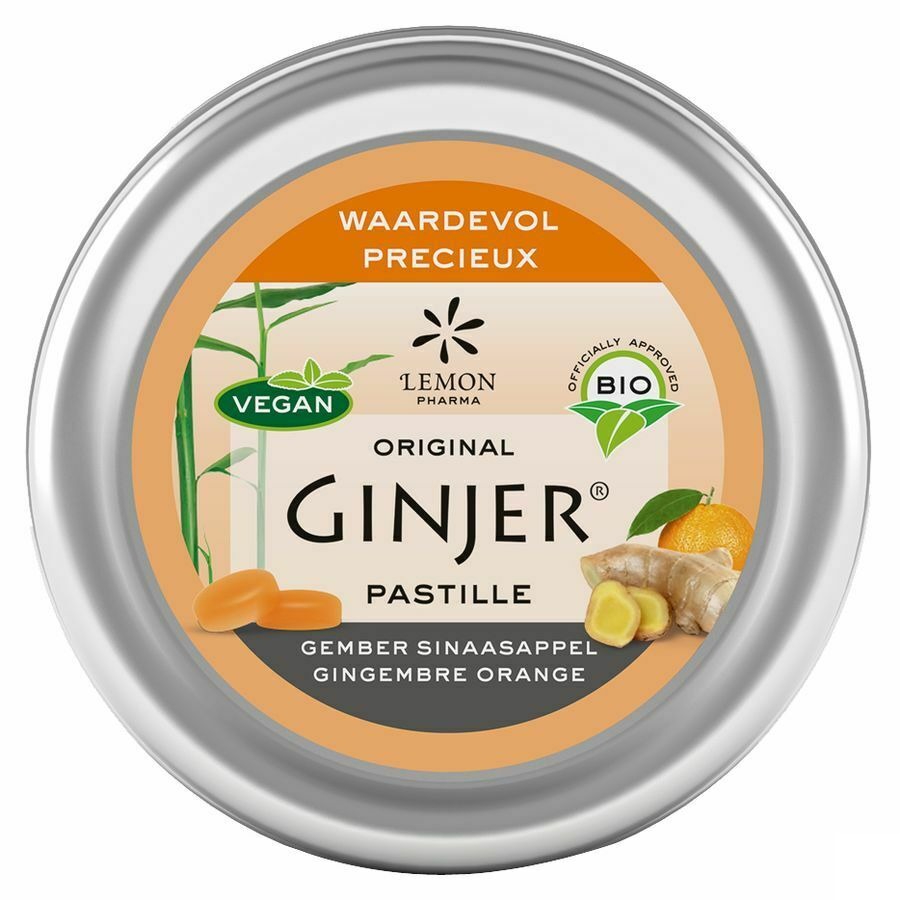 Ginjer Original Pastilles Bio 40gr - Lemon Pharma