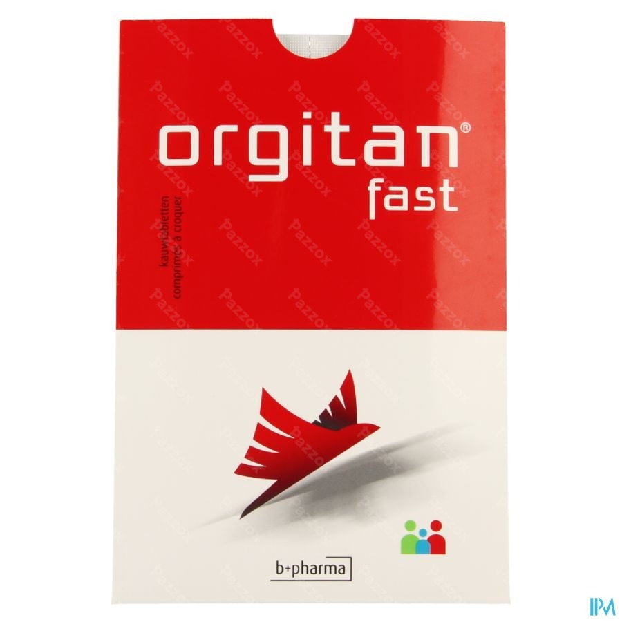 Orgitan Fast 6 Comprimés à Croquer