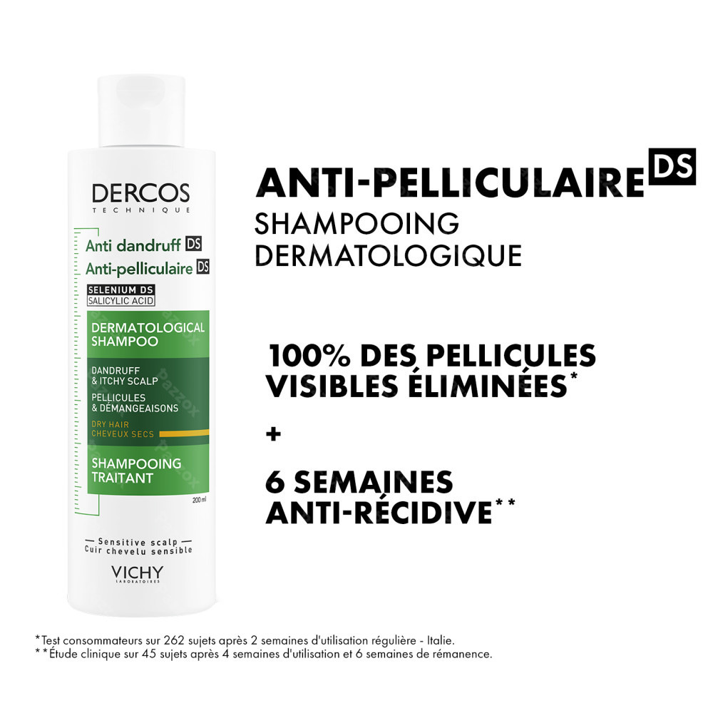 Vichy Dercos Anti-Pelliculaire Cheveux Secs 390ml
