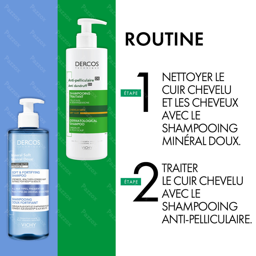 Vichy Dercos Anti-Pelliculaire Cheveux Secs 390ml