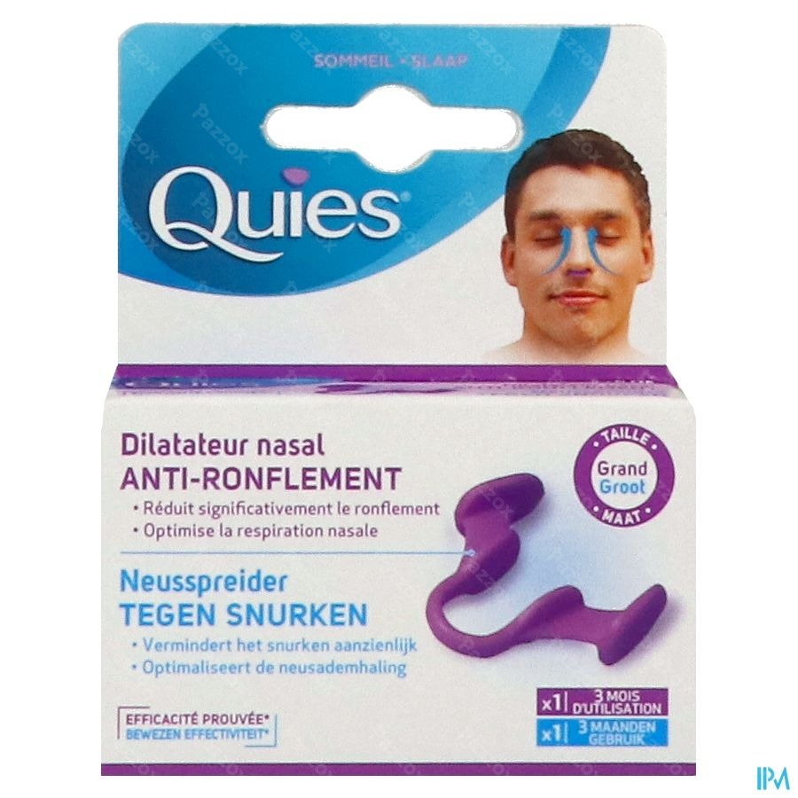 Quies A/ronflement Dilateur Nasal Grande 1