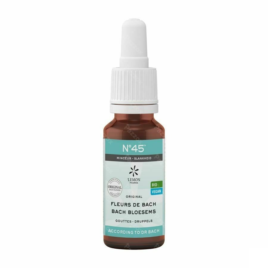 Fleurs de Bach Bio N°45 Gouttes Maigrir 20ml