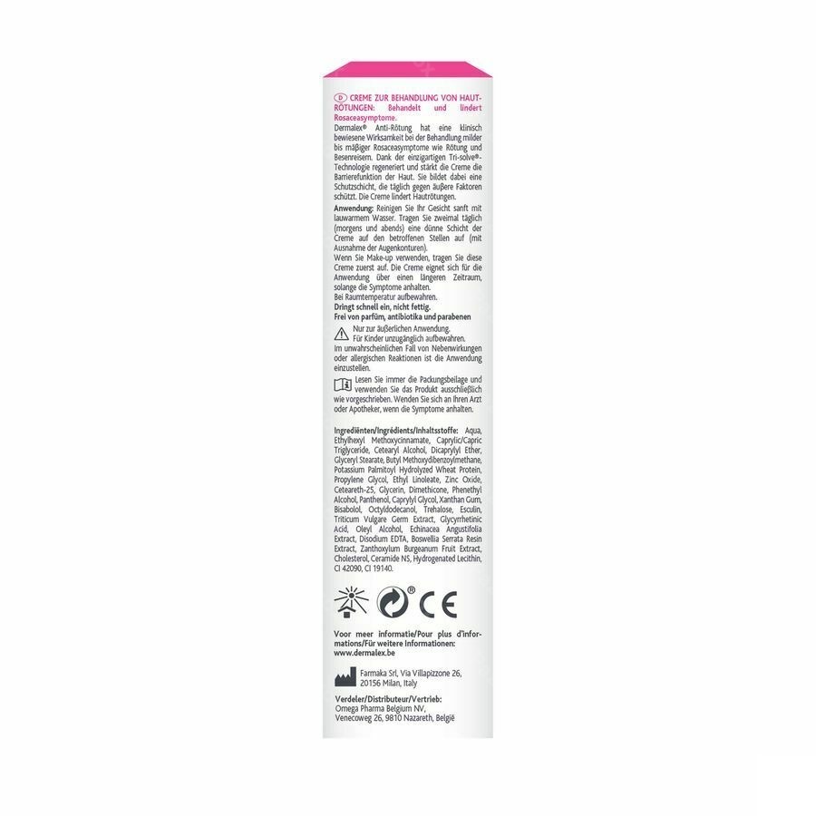Dermalex Crème Anti-Rougeurs 30g
