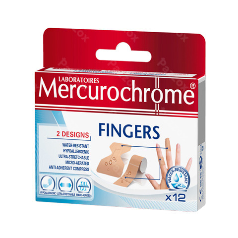 Mercurochrome Pansement Fingers 12
