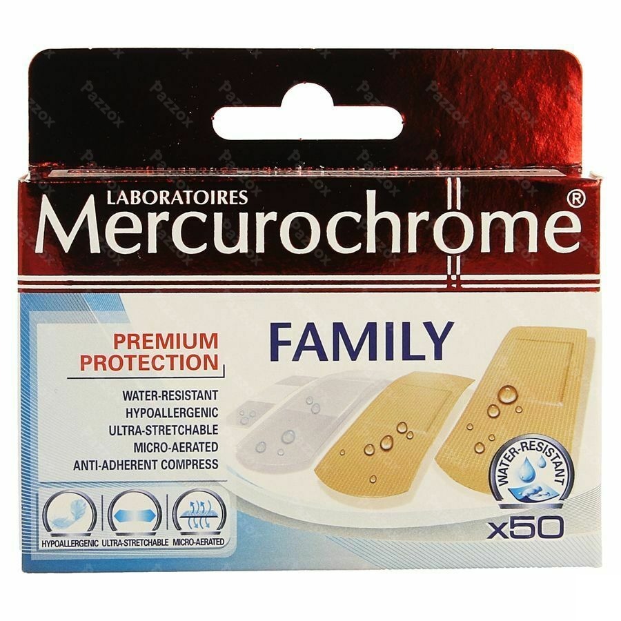 Mercurochrome Pansement Family 50