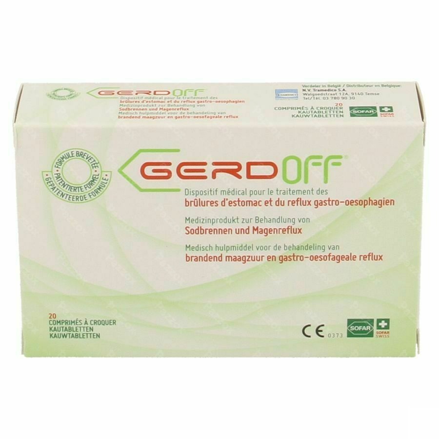 Gerdoff Comp A Croquer 20x1100mg