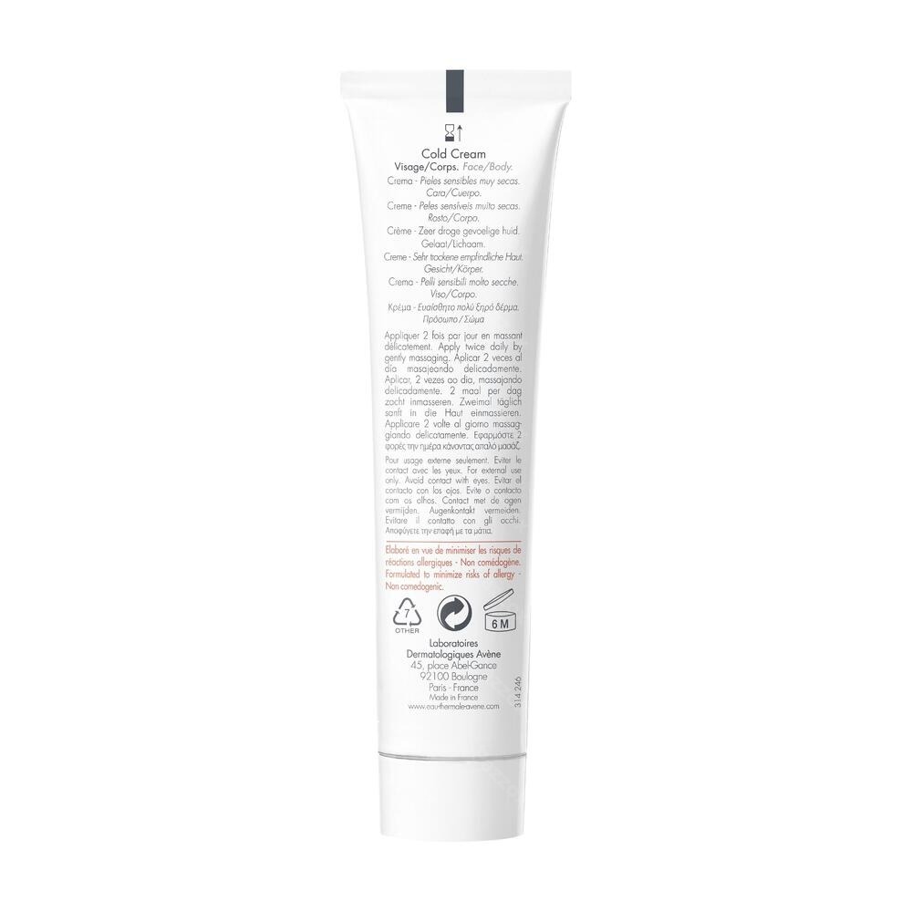 Avene Cold Cream Creme 40ml
