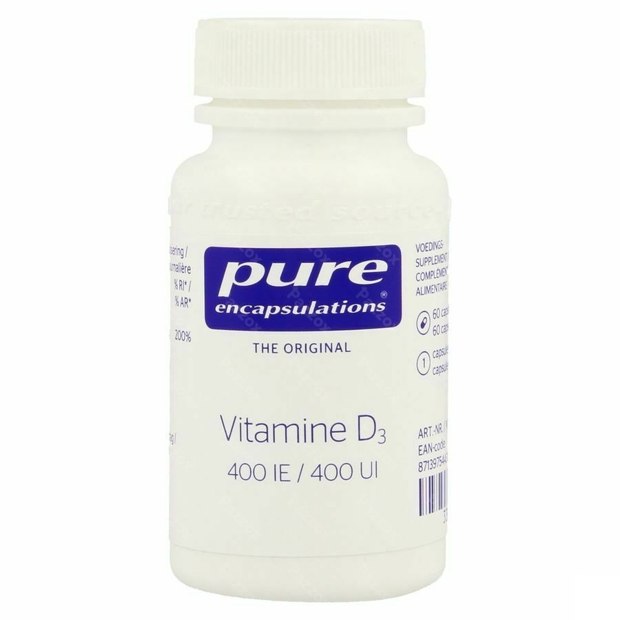 Pure Encapsulations Vitamine D3 400ui Caps 60