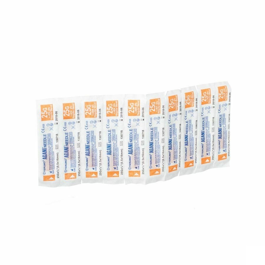 Terumo Aiguille Agani 25g 5/8 Rb Orange 10