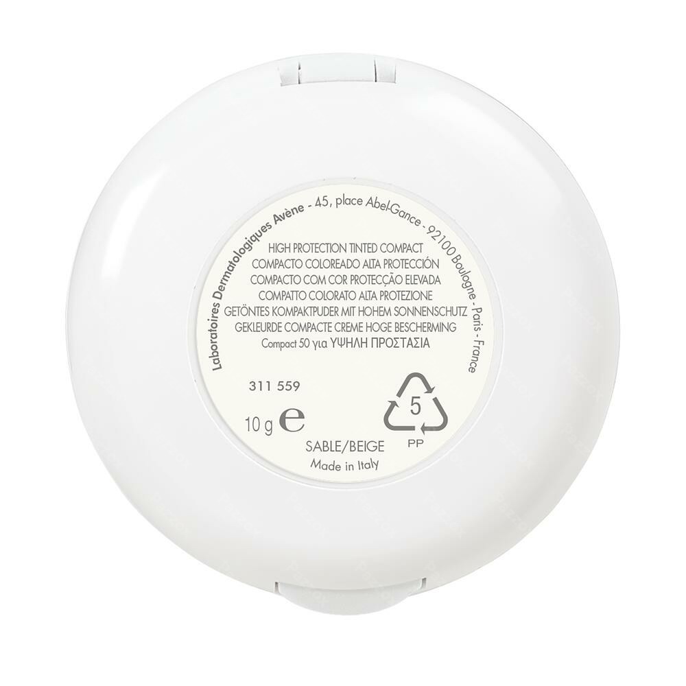 Avène Soleil Compact Teinte SPF50+ Sable 10g