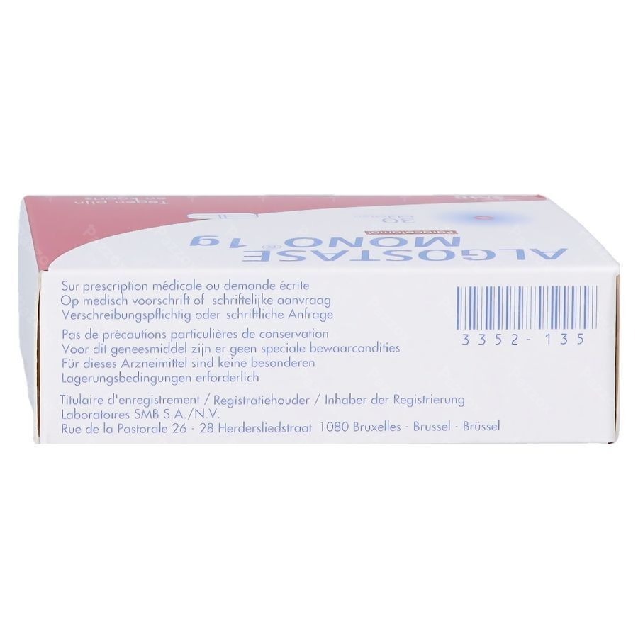 Algostase Mono 1g Comp 30 X 1g